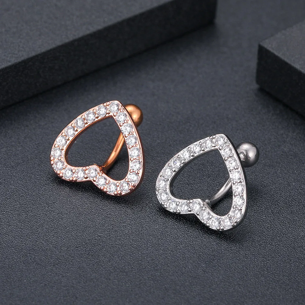 Кольцо для пупка из хирургической стали украшение пирсинга с привлекательным