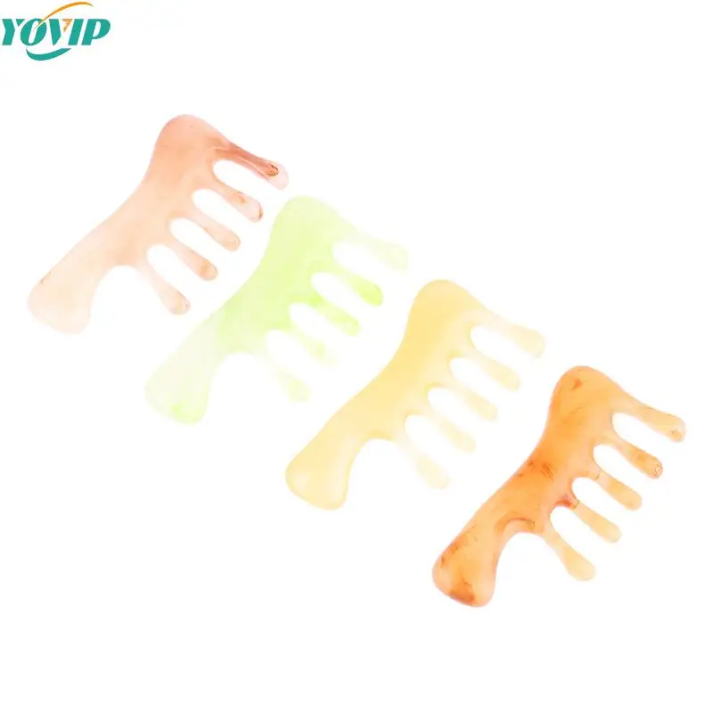 

1Pc Beeswax Massage Comb Wide Tooth Comb SPA Scraping Scalp Massage Brush Hair Care Tool High Quality Anti-static Household