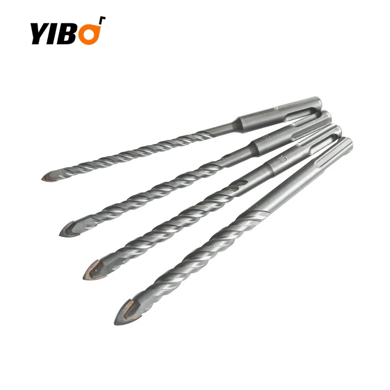 

5PCS 6/8/10/12mm Carbide Tipped SDS Plus 160mm Masonry Drill Bit Drillforce Glass Ceramic Tile Concrete Drill Bits Set