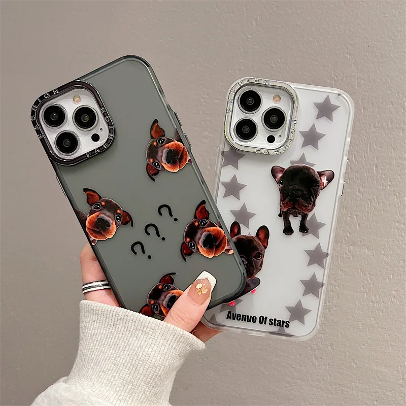 

Cute Cartoon Animal Phone Case For iPhone 14 12 13 11 Pro Max 14 Plus Back Cover