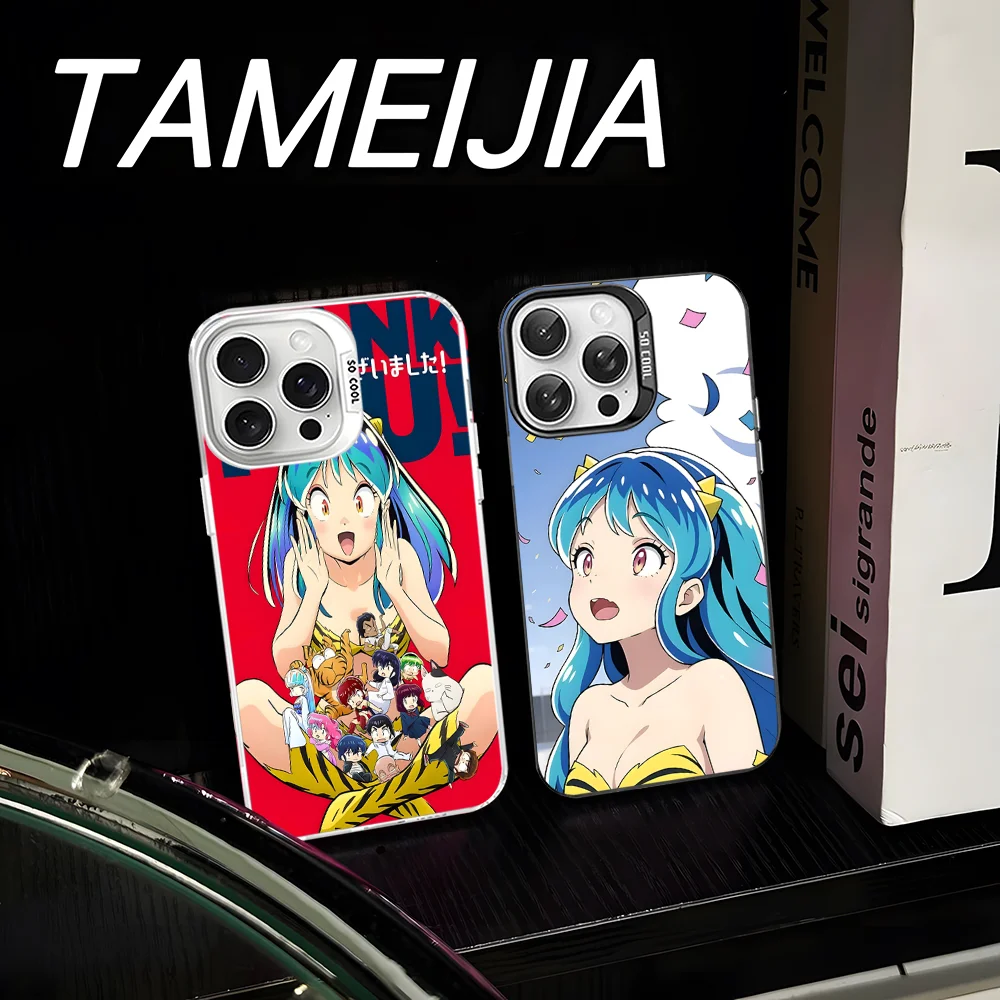 Чехол для телефона Urusei Yatsura с аниме iPhone 16 15 14 13 12 11 Pro Max X XR XSMAX 8 7 Plus матовая