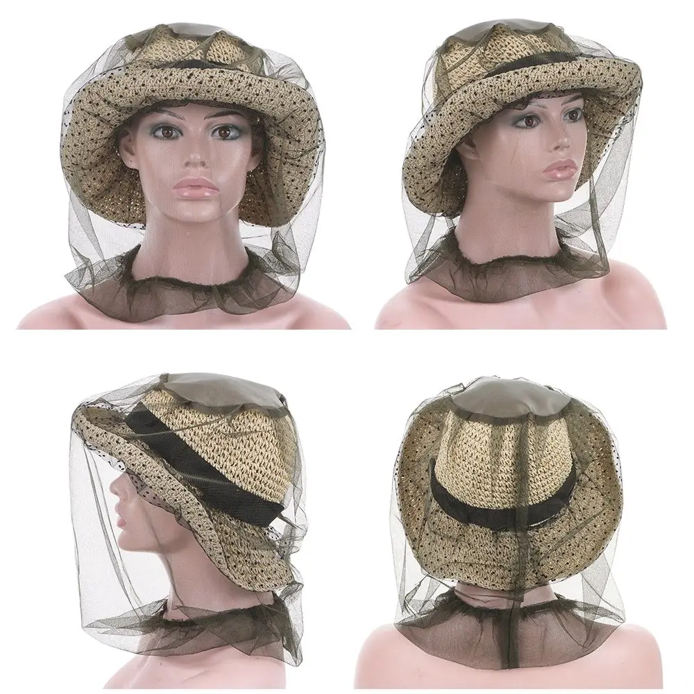 

Fashion Foldable Repellent Protection Insect Bee Protection Casual Mosquito Hat Head Net Face Protector Fishing Cap