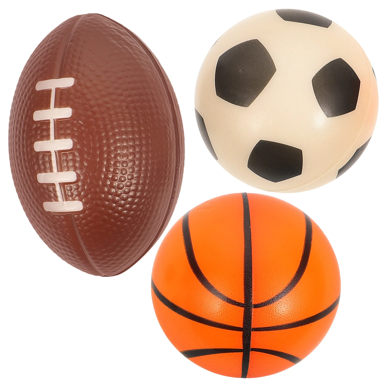 

3pcs Mini Balls Basketball Soccer Football Funny Toys Favors for Kids Children