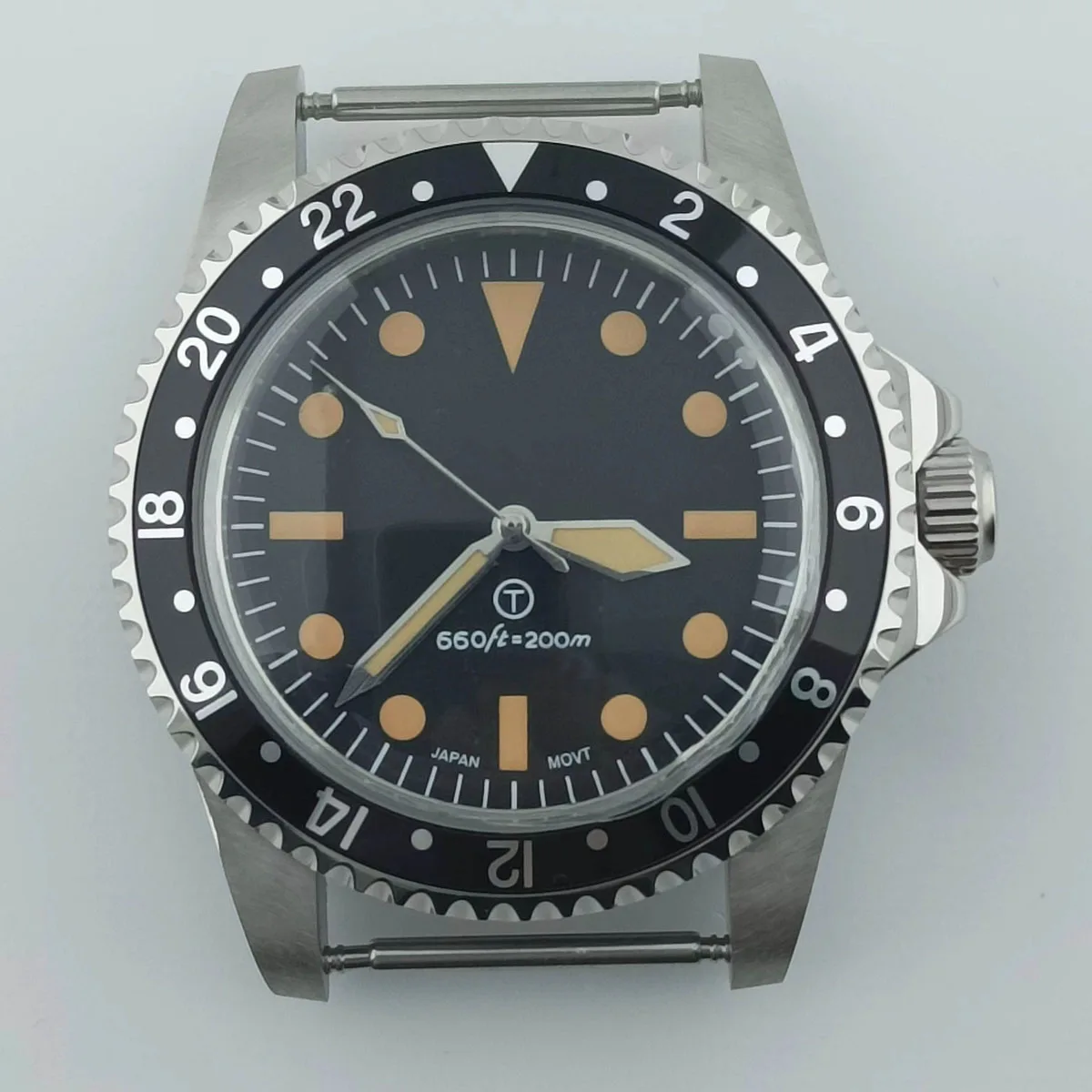 Корпус NH35 корпус 39 5 мм акриловое стекло или сапфировое дайверские ретро-часы