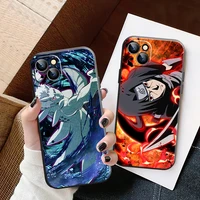 bandai naruto cartoon sasuke phone case for iphone 11 12 13 pro max 6 6s 7 8 plus x xs xr mini se 2020 soft coque