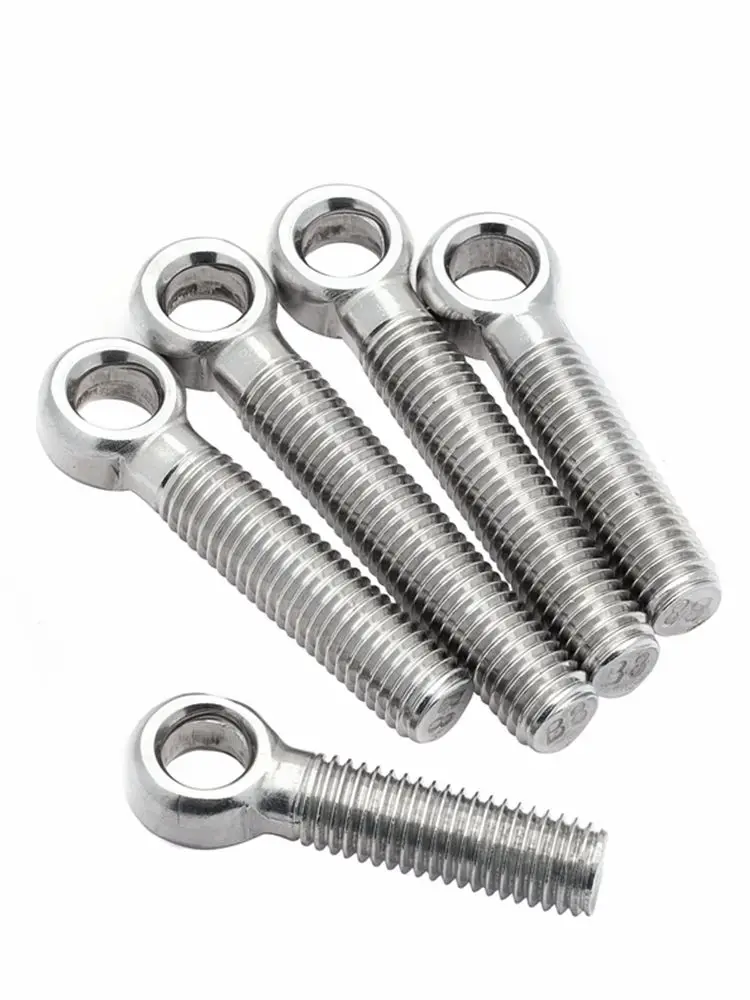 

1/2/3/5/10 шт. M5 M6 M8 M10 M12 304, полурезьба из нержавеющей стали, подвижное соединение, подъемное кольцо «рыбий глаз», уплотнительное кольцо с винтом отверстия