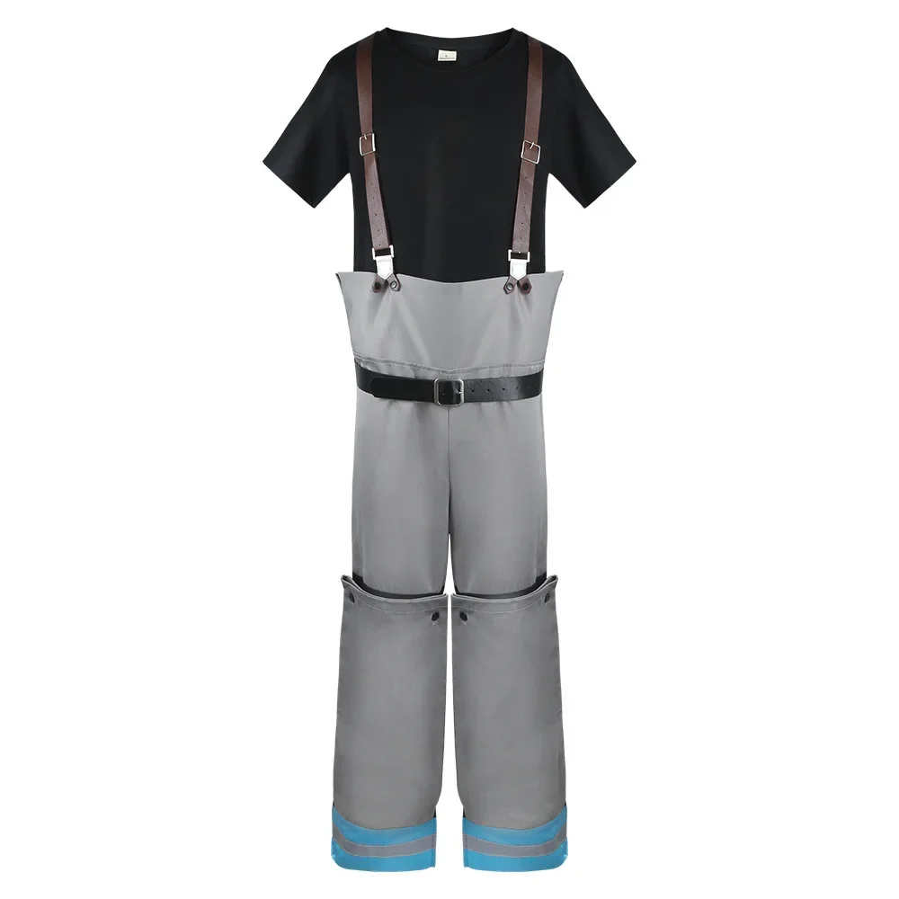 Мужской костюм для косплея Shinra Kusakabe куртка и штаны пожарная команда униформа