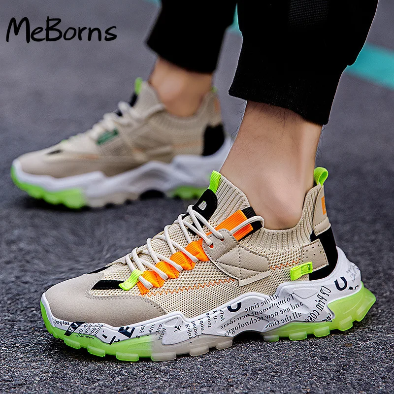 

Lace-up Men Casual Sneaker Shoes Hip Pop Sneakers Male Comfortable Sport Trainers Mesh Tennis Shoes Chaussure Homme Zapatillas