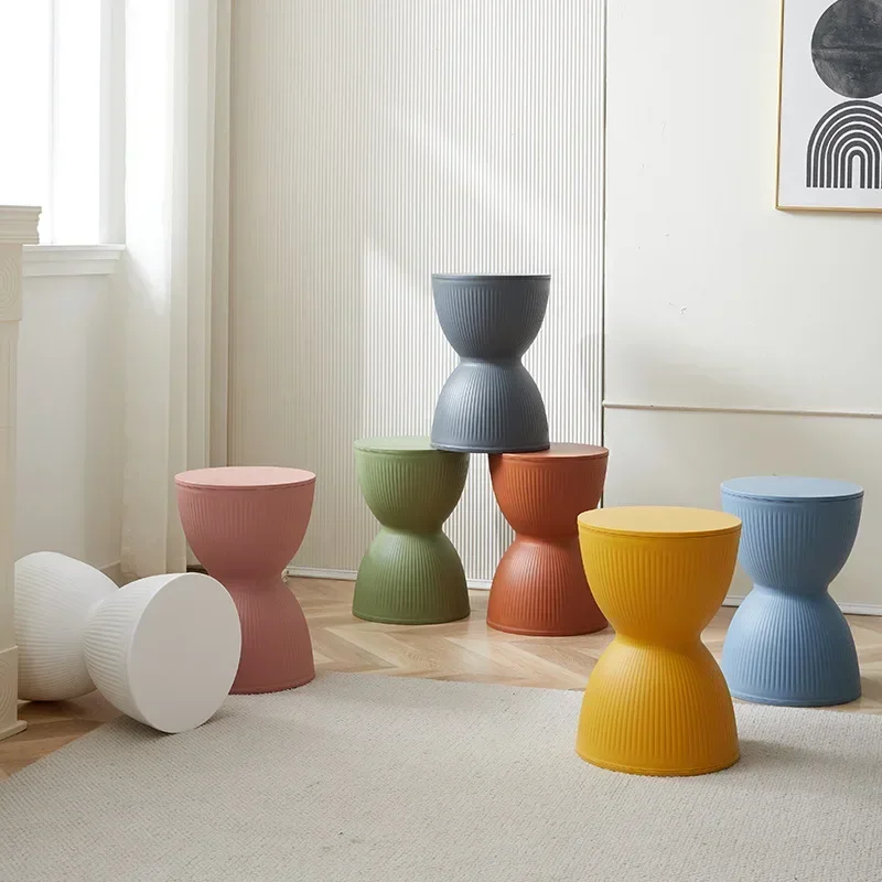 Креативный современный домашний маленький табурет типа песочные часы