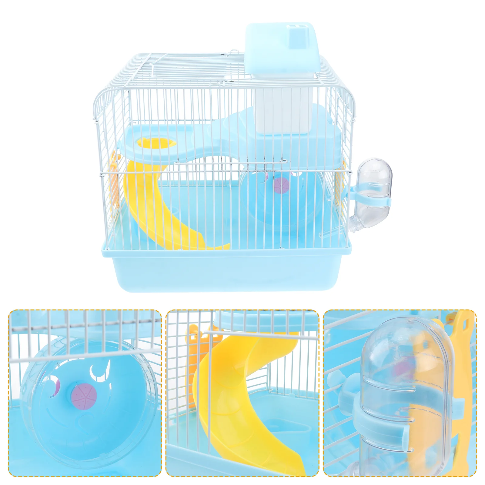 

Hamster Cage Gerbil Habitat, Small Animals Bed, Home Small Animals House, Rat Chinchilla Guinea Habitat House