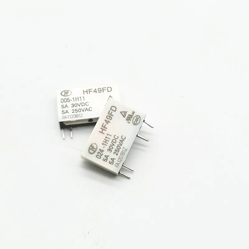 Промышленная электронная плата 2 шт. реле hf49fd-005 012 024 1H11 1h11t 1h12 T 4 контакта 5 В 12 24 |