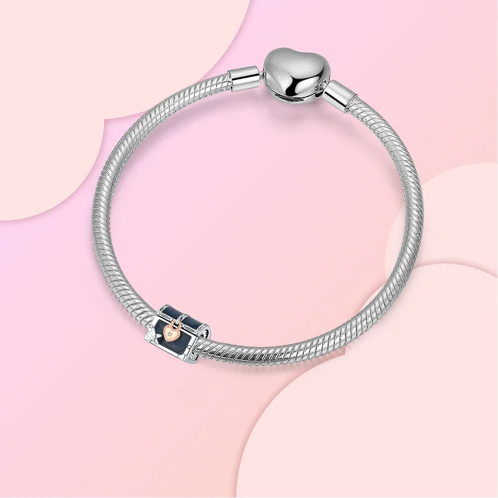 Шармы-бабочки из серебра 2024 пробы в виде животных подходят для браслетов pandora