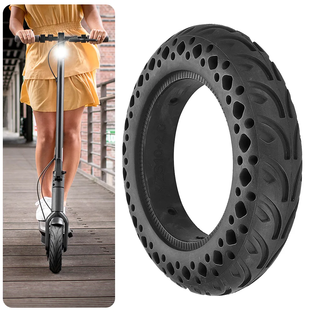 

10inch 10x2.0 Thicker Rubber Solid Tyre Puncture-Proof Tyre For Electric Bicycle Bike Scooter Solid Tire E-bike Replacement Part