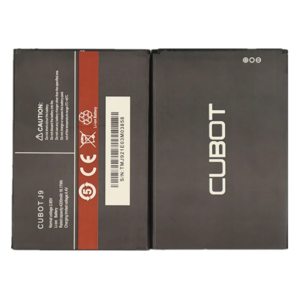 Новый оригинальный аккумулятор 2024 года для Cubot P50 J9 P40 AUCC мобильного телефона 4200