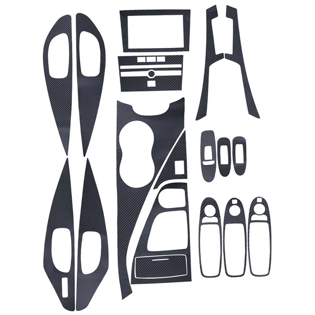 

For Infiniti Interior Stickers 2014-2019 Accessories Carbon Fiber Style