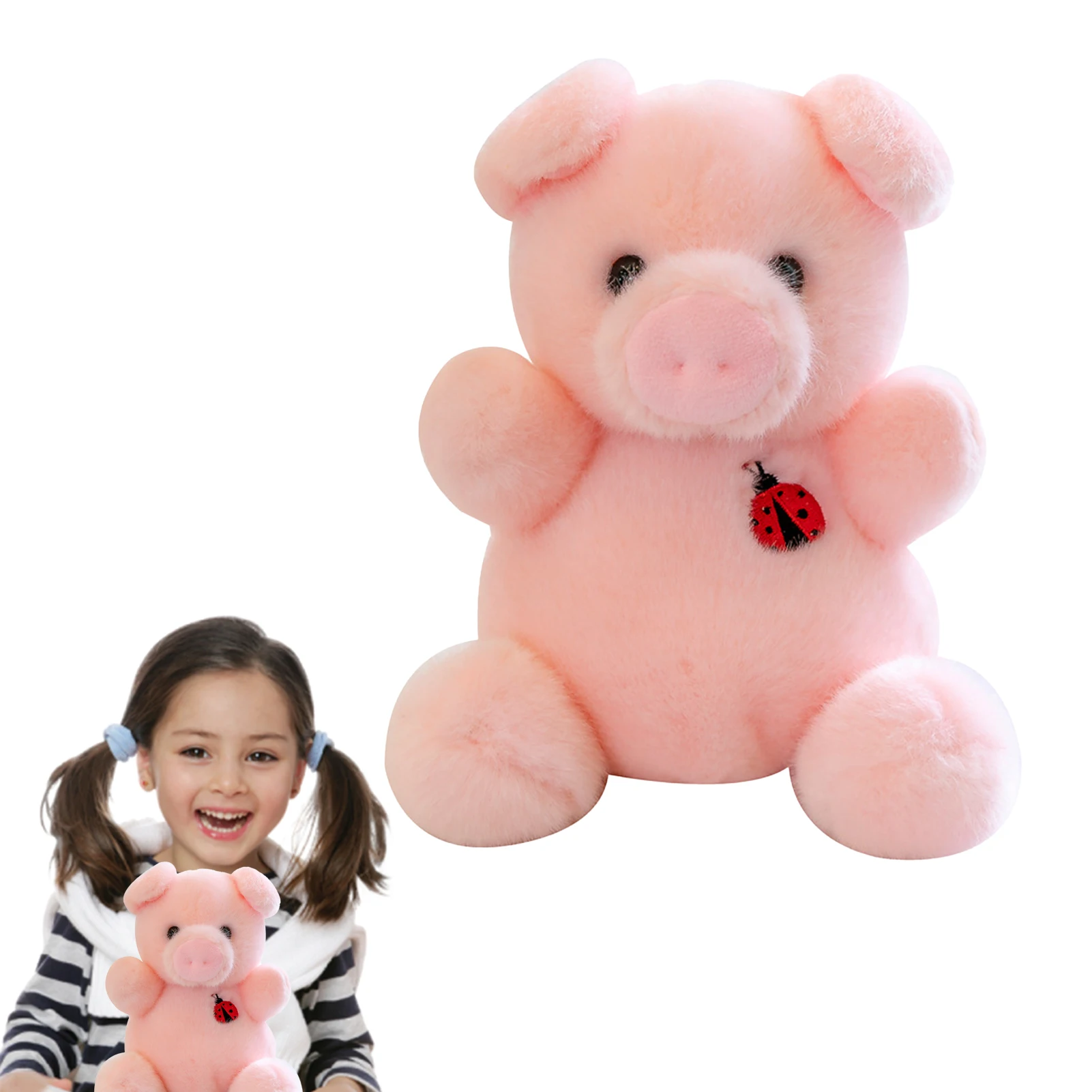 

Plush Piggy Cute Piggy Stuffed Animal Toys Plush Piggy Little Pig Cuddly For Party Favors Valentine's Day Plush Stuffed Animal