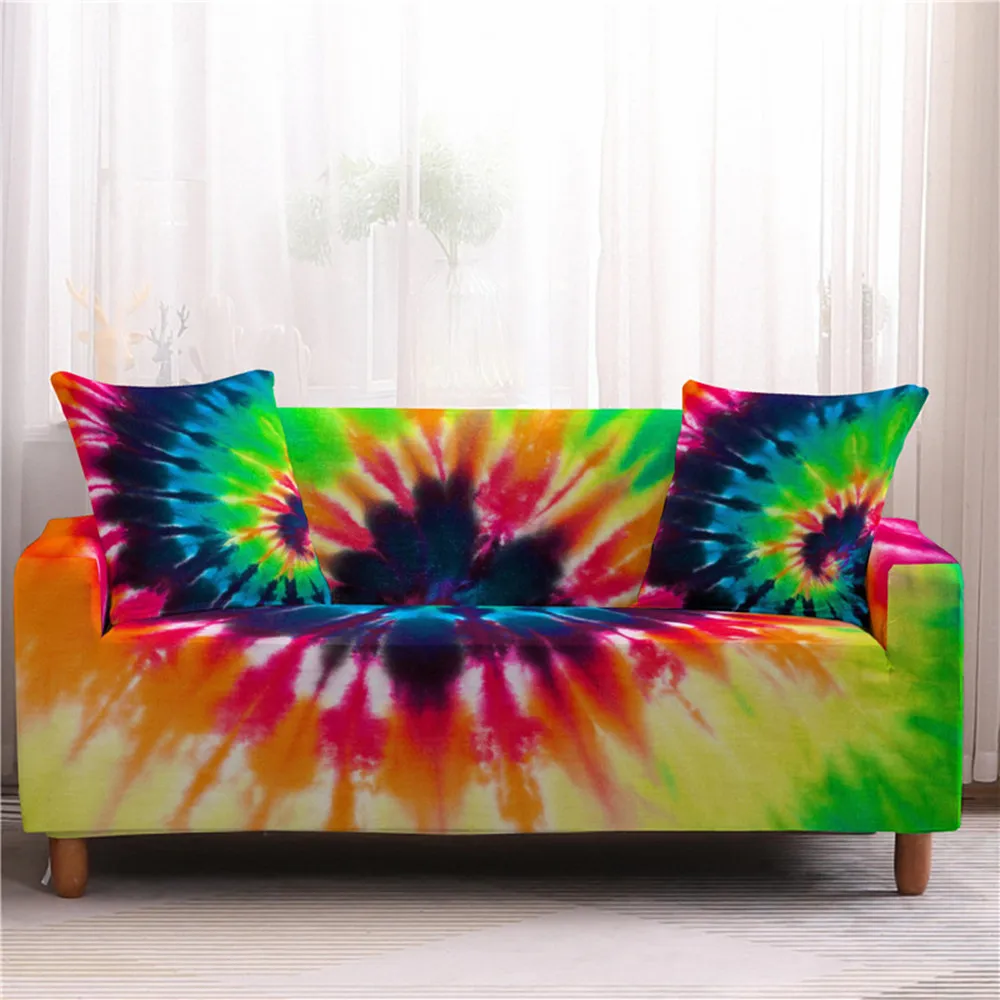 

Чехол для дивана радужной расцветки, нескользящий чехол для дивана с разноцветным принтом, для влюбленных, моющийся защитный чехол для мебели, Декор, подарок для женщин