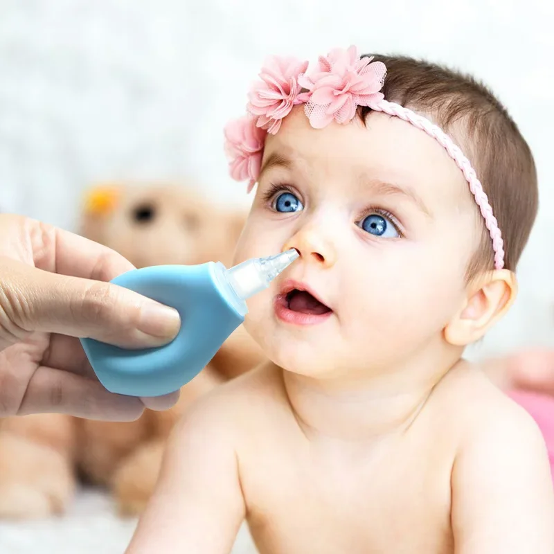 

New Born Silicone Baby Safety Nose Cleaner Vacuum Suction Children Nasal Aspirator New Baby Care Diagnostic-tool Vacuum Sucker