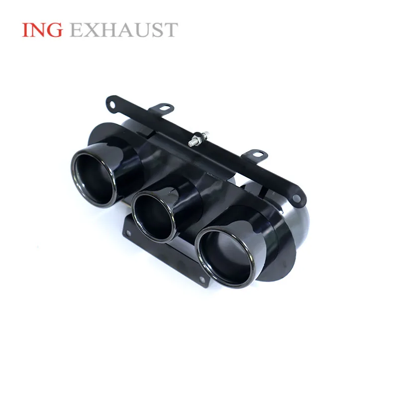 Аксессуары для выхлопных газов ING черные наконечники SUS 304 Ferrari 458 F136 V8 4. 5L California T 3 9