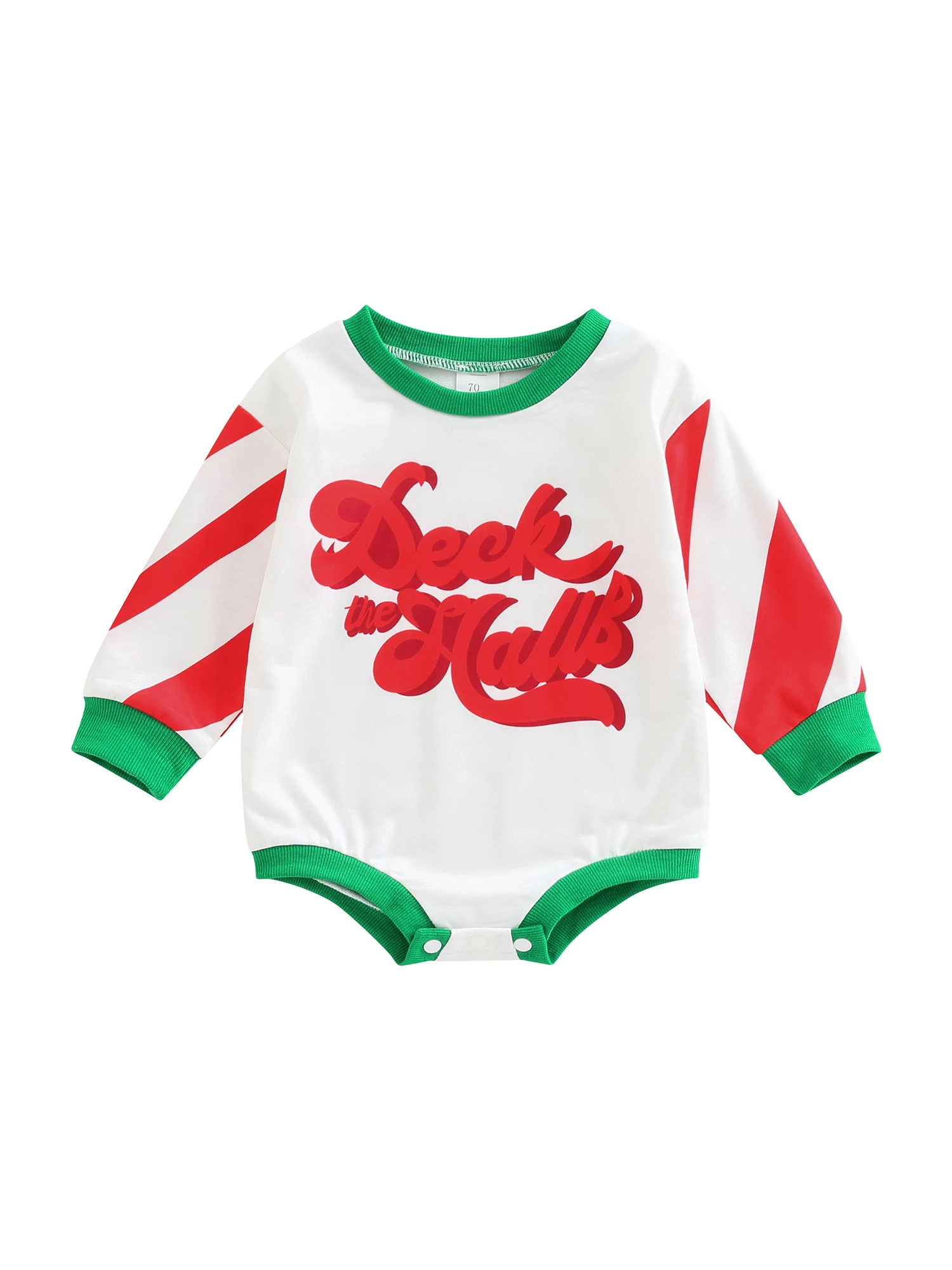

Baby Boys Patchwork Romper Long Sleeve Letter Print Casual Playsuit