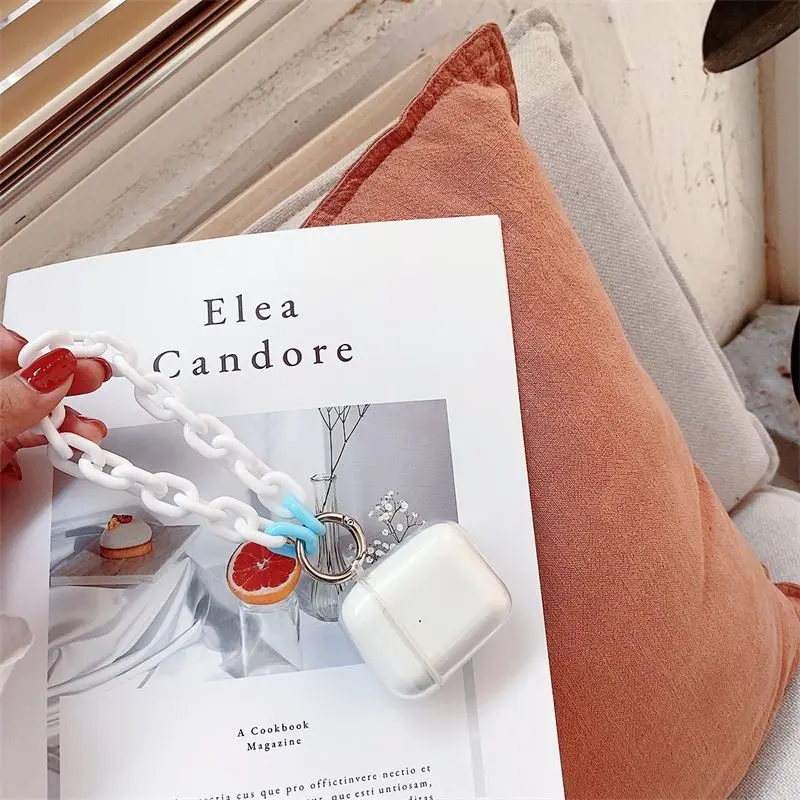 Прозрачный чехол для AirPods 3 2 1 Pro Pro2 цвет в ассортименте