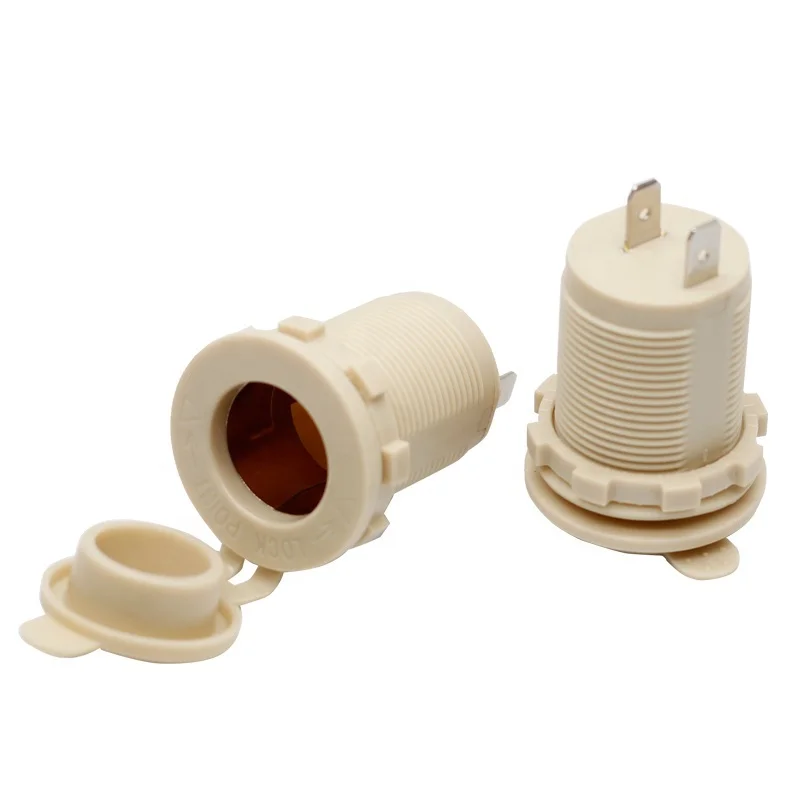 

onegol 12V Cigarette Lighter Socket Car Marine Motorcycle ATV RV Lighter Socket Power Outlet Socket Receptacle Waterproof Plug