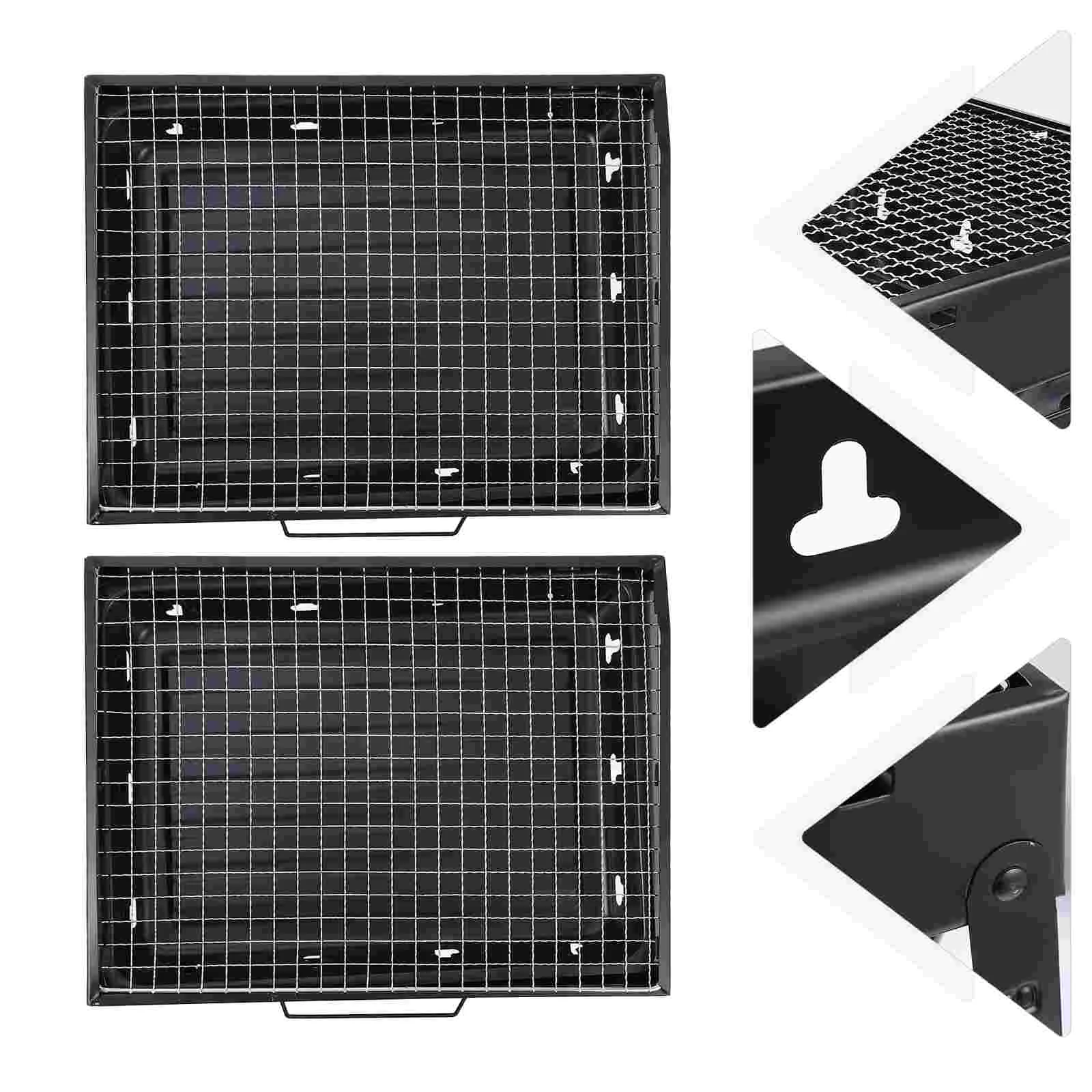 

2 шт., портативный гриль для барбекю