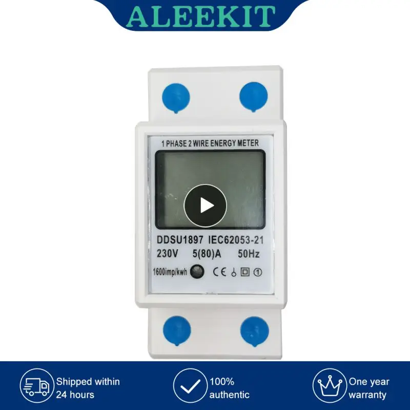 

1-5 шт., однофазный Электрический измеритель энергии, с ЖК-дисплеем