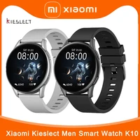 xiaomi kieslect men smart watch k10 sport fitness blood oxygen watch ip68 waterproof bluetooth smartwatches for android ios