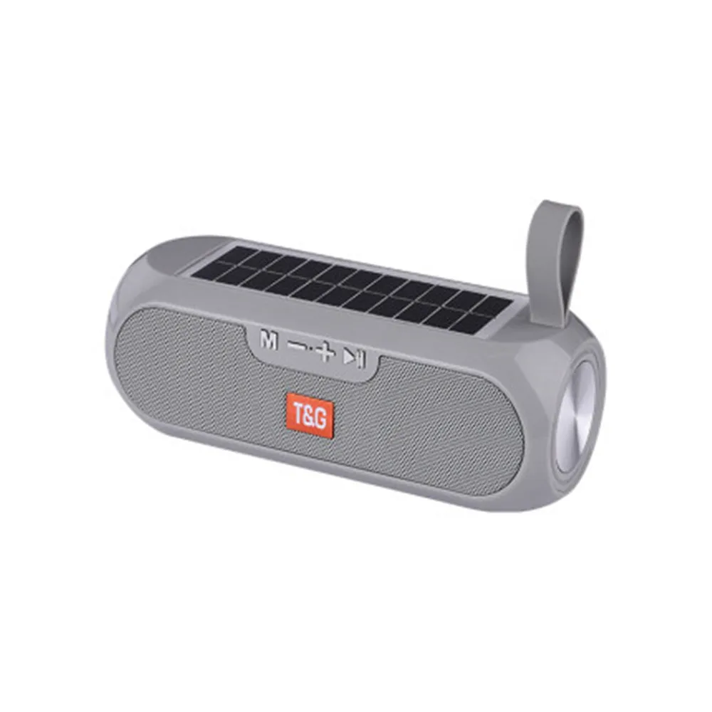 

Bluetooth-колонка с зарядкой от солнечной батареи, беспроводная стерео музыкальная шкатулка, Портативная колонка, уличная Водонепроницаемая Гр...