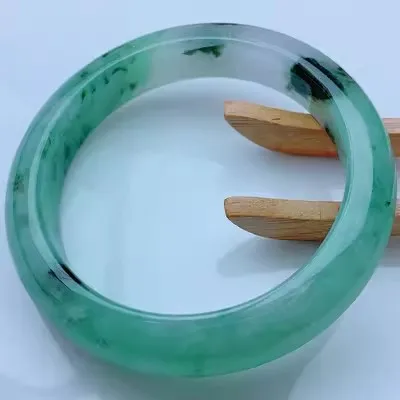 Ювелирные изделия zheru браслет из натурального бирманского нефрита 54 мм-62 мм