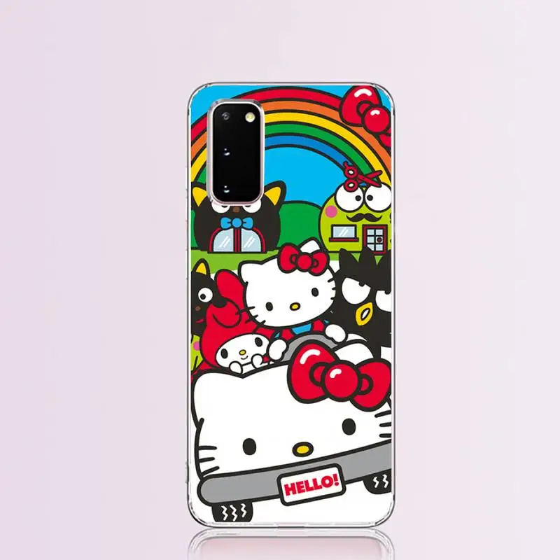 Чехол для телефона Hello Kitty Kuromi My Melody Sanrio Samsung S9 plus S5 S6 S7 edge S8 S10 | Мобильные телефоны и