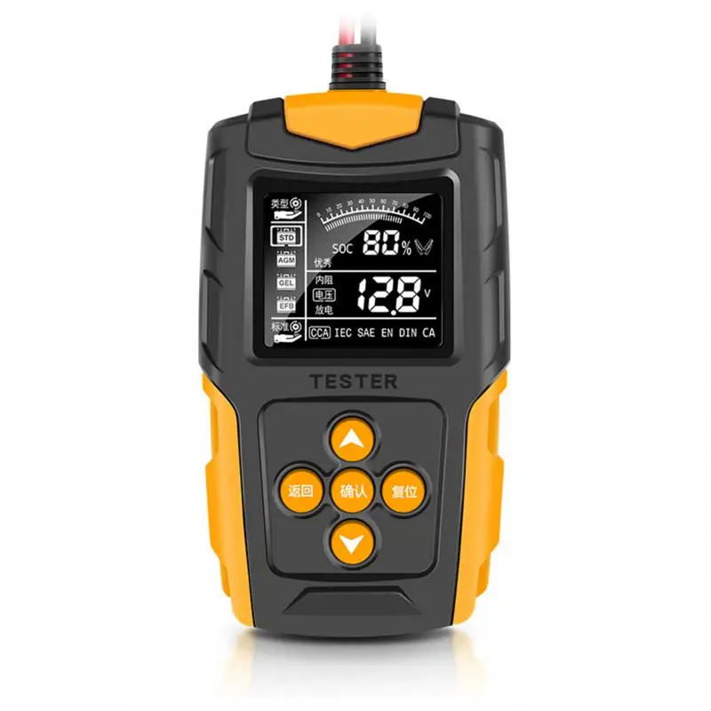 

E-FAST Auto Battery Analyze Tool 12V/24V E-FAST Car Battery Tester Vehicle Charging Tester Automotive Battery Diagnostic Digital
