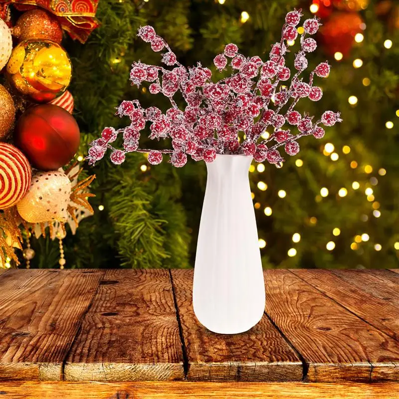 10 шт. имитация пузырьковой ветки крабана рождественские украшения искусственные