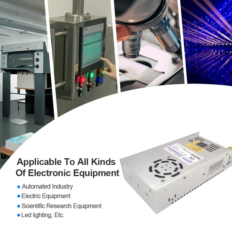 Импульсный источник питания 500 Вт Регулируемый ток напряжения 0-12 В 24 36 48 60 80 с