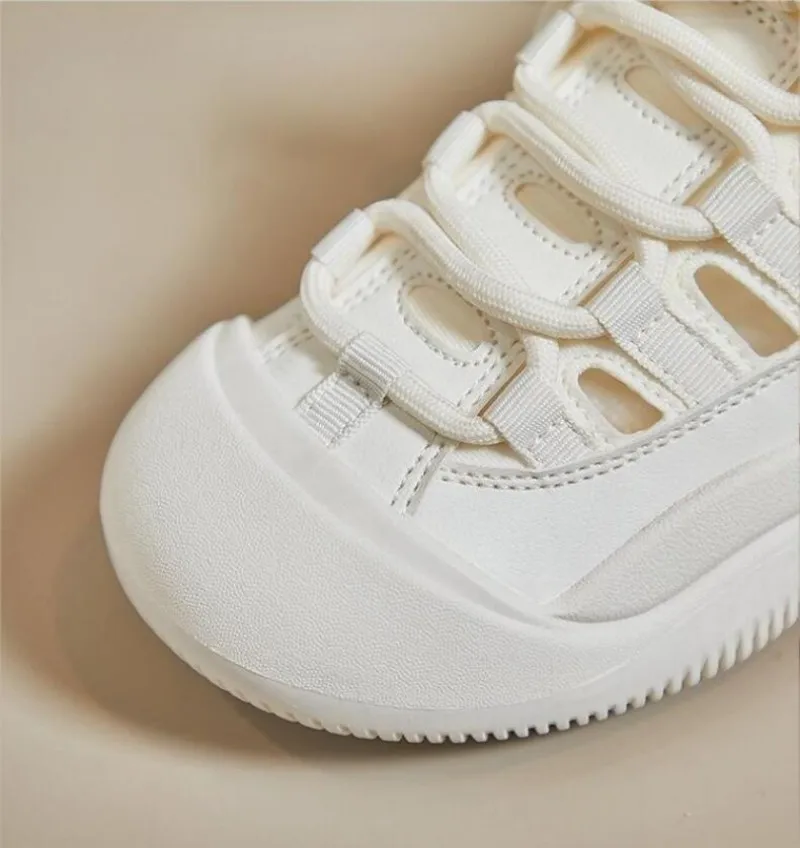 Летние парусиновые туфли с вырезами для женщин Студенческая обувь маленькие