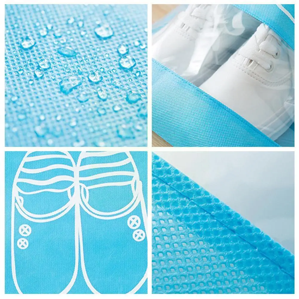 

Shoes Storage Organizer Shoe Bag Non-Woven Travel Storage Bags Dustproof Shoes Sorting Waterproof Bags Portable R9U1