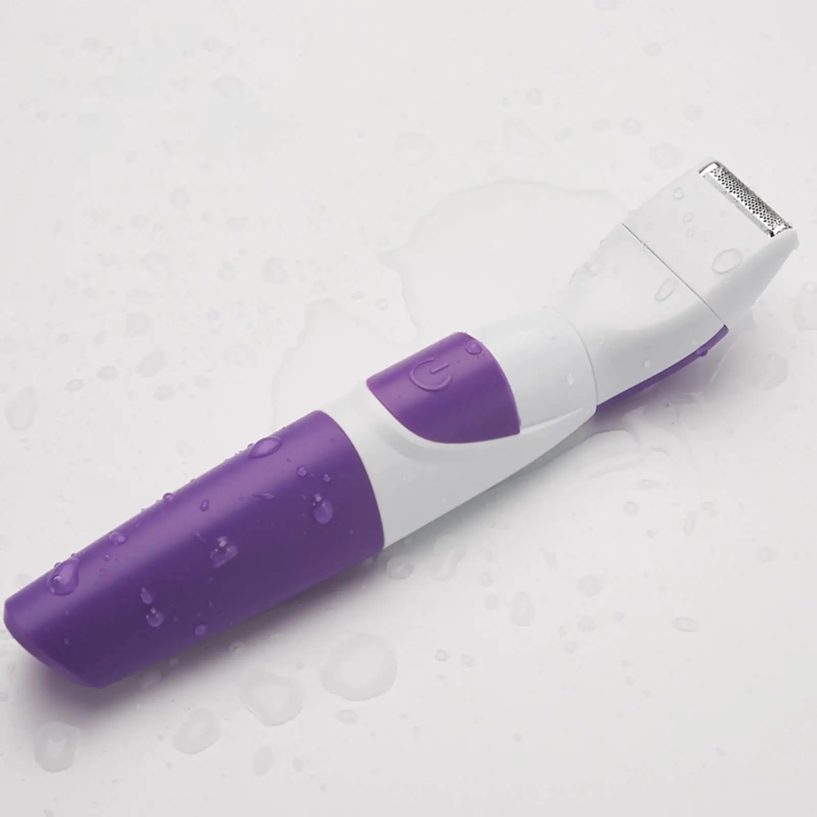 

Bikini Trimmer Kit Portable Epilator Lady Shaver Facial Hair Trimmer Hair Shaver for Underarms Bikini Triangle Women Men Purple