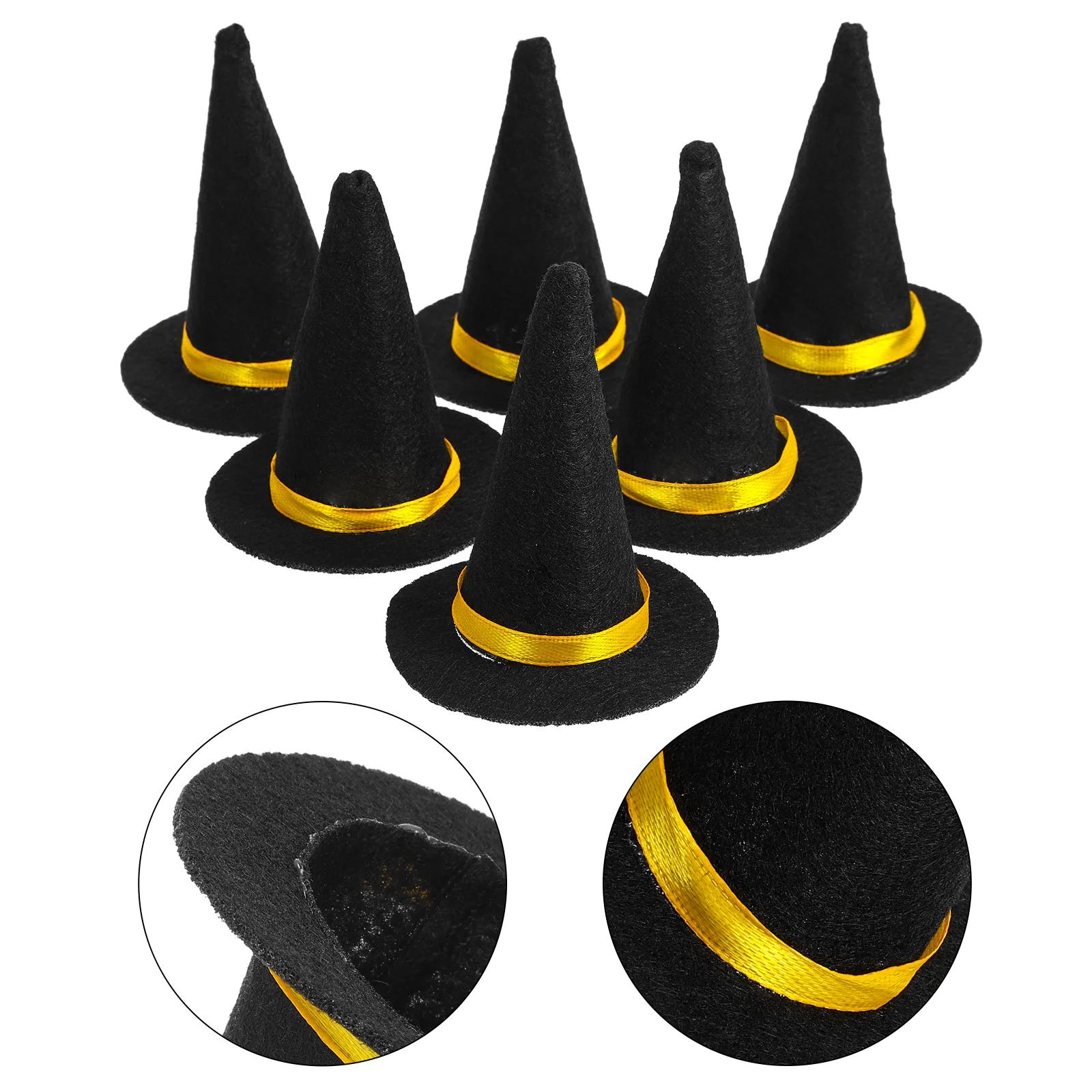 6 шт. мини-шляпы ведьмы украшения-призраки домашние сувениры на Хэллоуин для