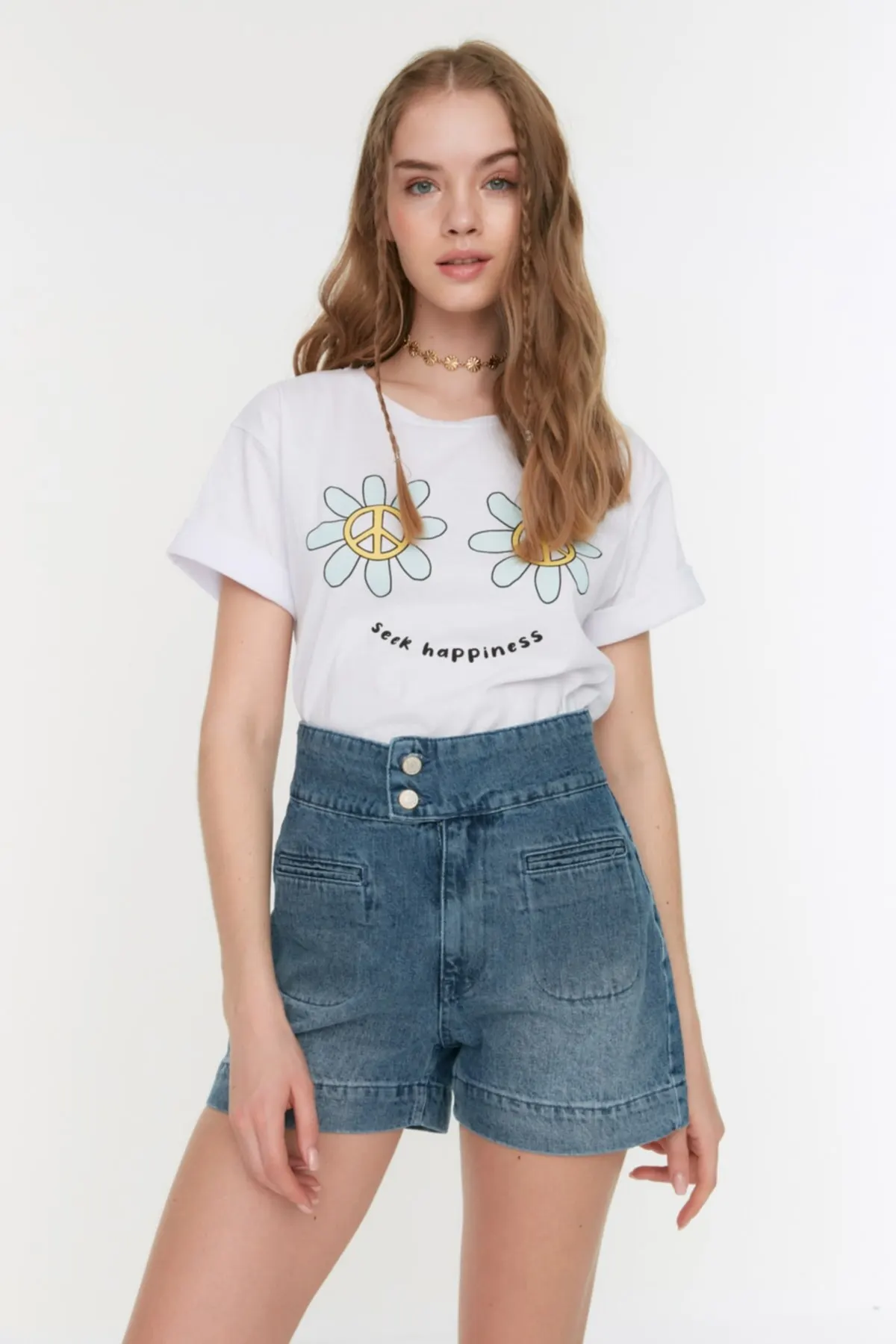 

Women's Shorts Blue Belt Detailed Denim New Summer Fashion Bermuda Basic Short Pants Mini Trousers Short Pants