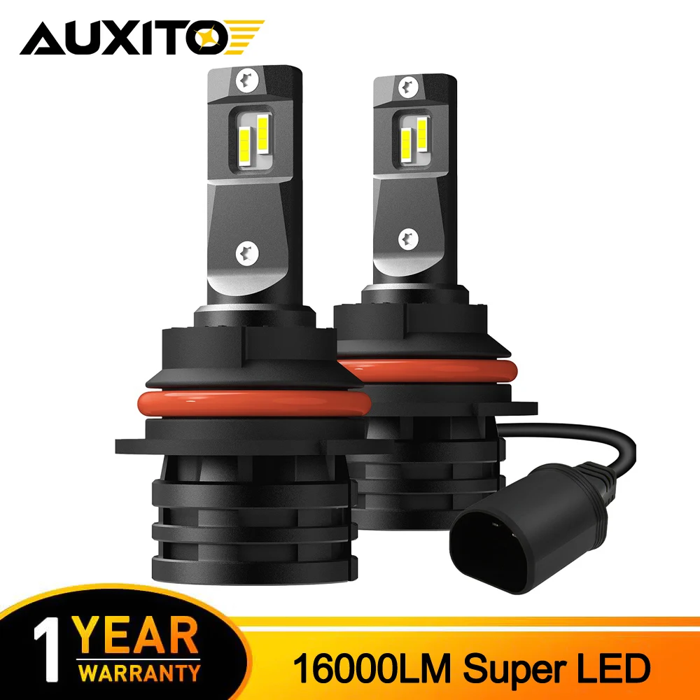 

AUXITO 2x HB5 9007 LED Headlight Bulbs H13 H11 H4 H7 LED Headlamp for Ford Focus 2 3 Fiesta F150 Fusion Mustang Expedition Rang