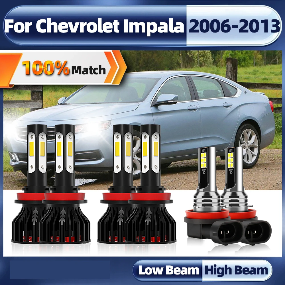 

H11 Canbus Led Headlight 60000LM 360W Car Light 6000K Auto Fog Lamp 12V For Chevrolet Impala 2006-2008 2009 2010 2011 2012 2013