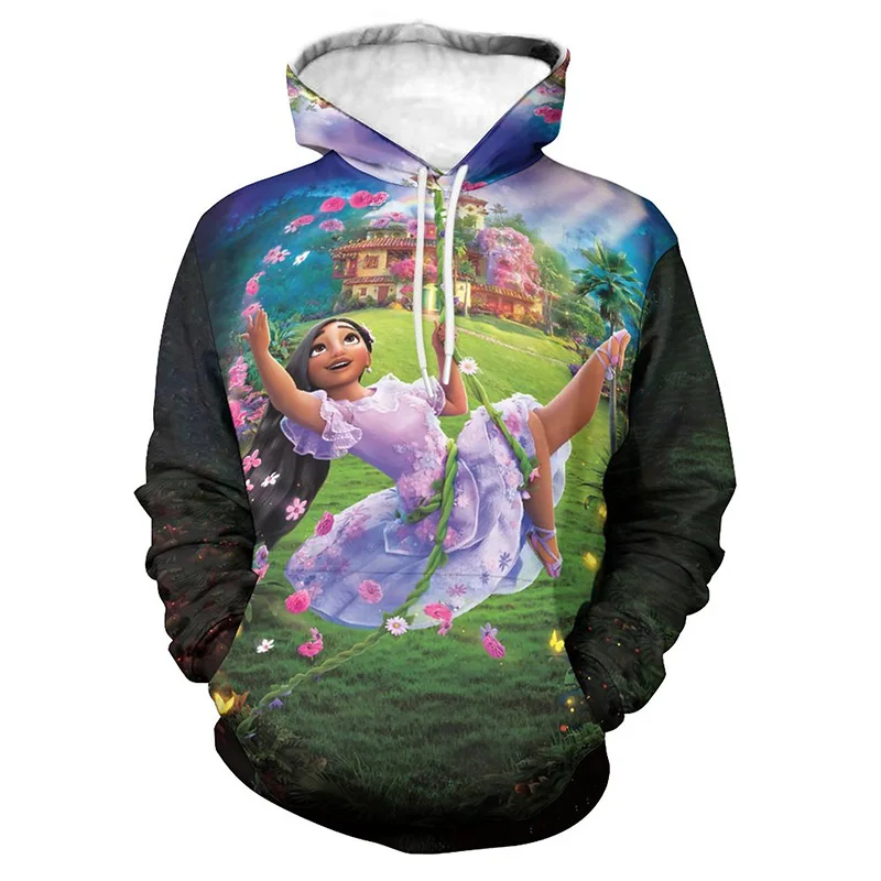 

Encanto Anime Cartoon 3D Print 2022 New Clothing Harajuku Kawaii Hoodies Boy Girl Kids Fashion Streetwear Swearshirts Tops