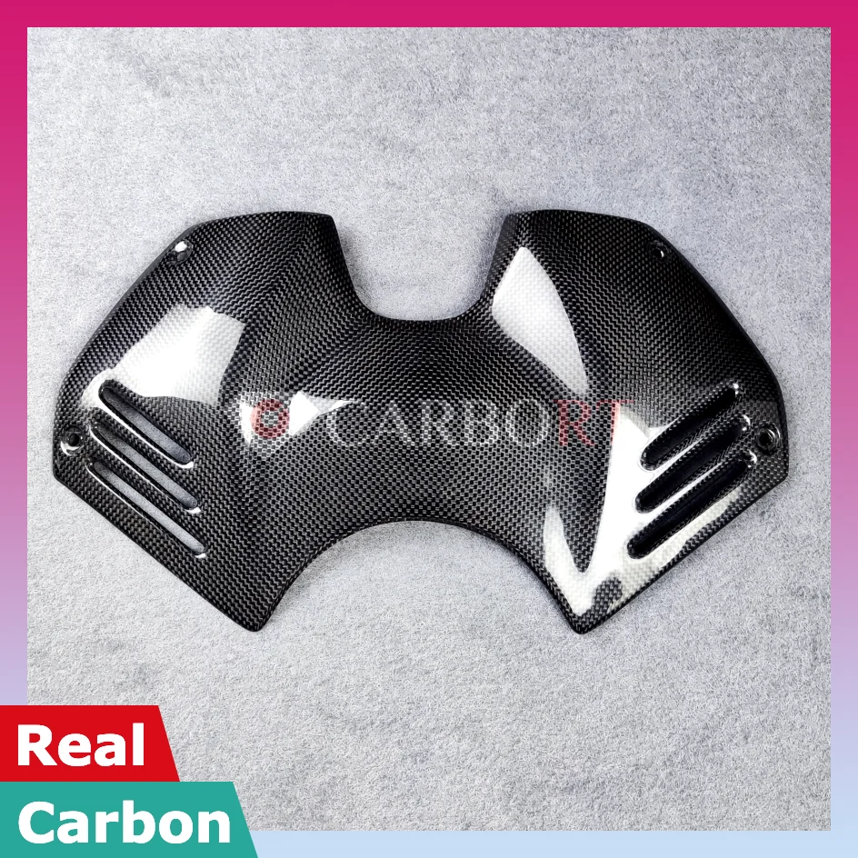 

For Ducati Panigale V4 V4S V4R Carbon Fiber Gas Fuel Tank Front Top Cover Fairing 2018 2020 2021 2022 Cowl Protection Panel