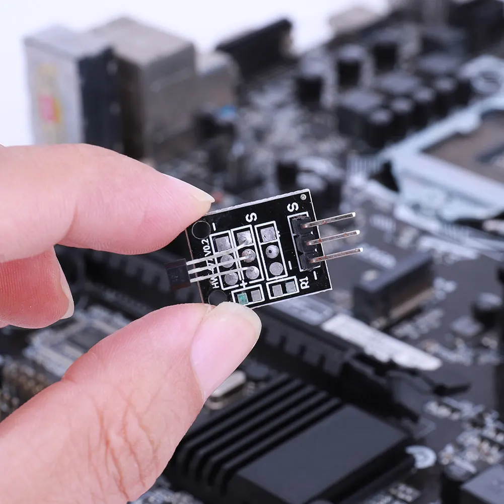 Стандартный модуль датчиков зала A3144 магнитного датчика с эффектом работает