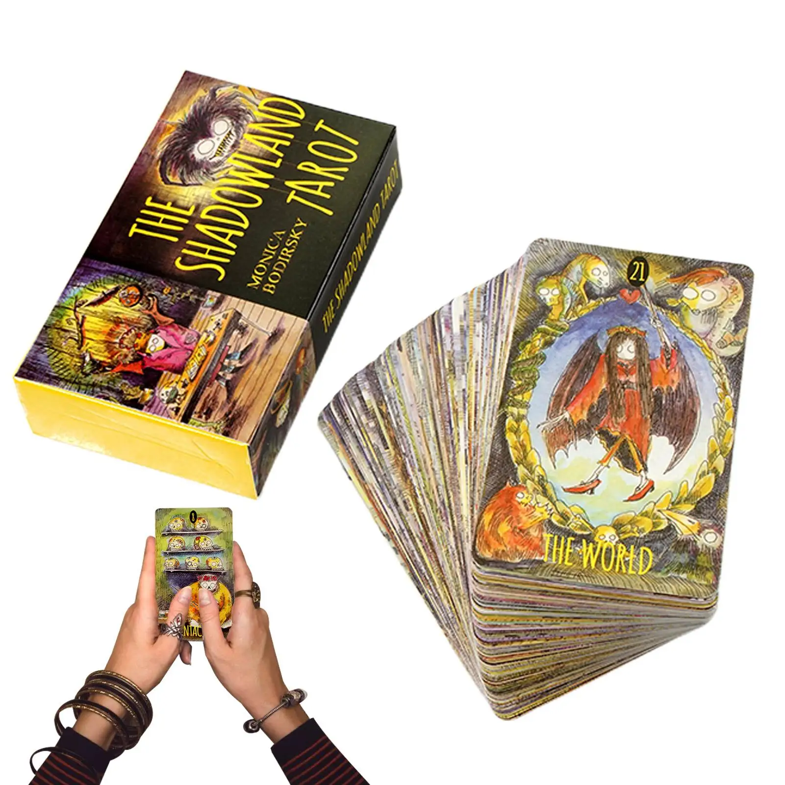

The Shadowland Tarot Decks English Version Tarot Cards For Beginners Professionals Fortune Telling Game Card Deck Board Game
