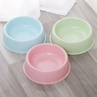 pet dog food bowl cat water feeding bowl durable thicken plastic wheat stalk feeder bowls for small medium dogs puppy products