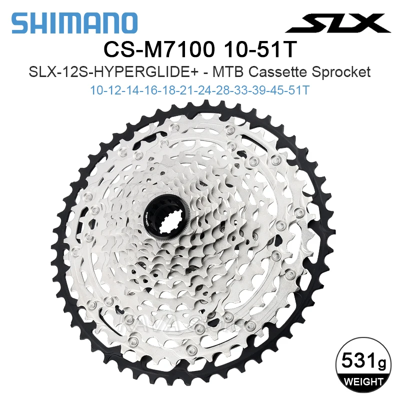 Переключатель передач SHIMANO SLX M7100 механизм переключения задний переключатель 12 В