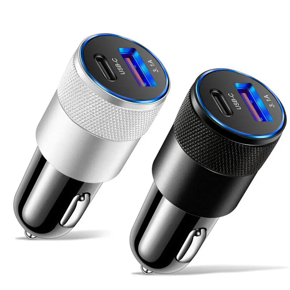 

Автомобильное зарядное устройство с двумя USB-портами, 3,1 А