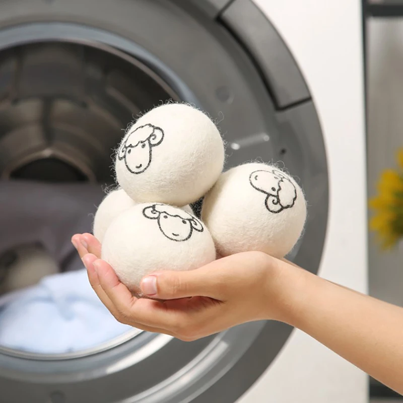 

2 Pcs New Type Of Drying Wool Ball Household Felt Ball Laundry Ball 7cm Drying Clothes Washer Dryer Special Ball Drying Ball